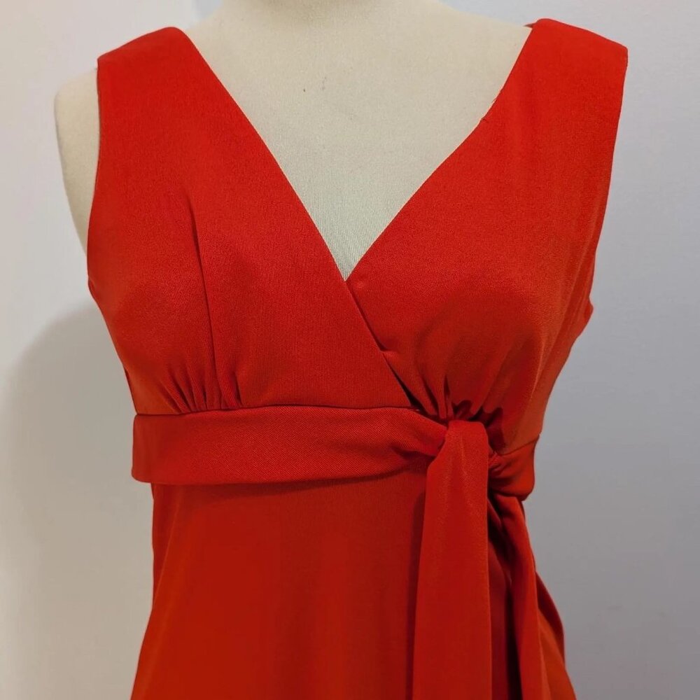 Beautiful 1970s Red Maxi Dress